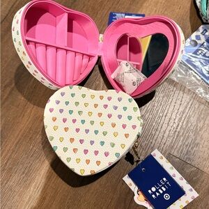 Roller Rabbit Multicolor Heart Jewelry Box